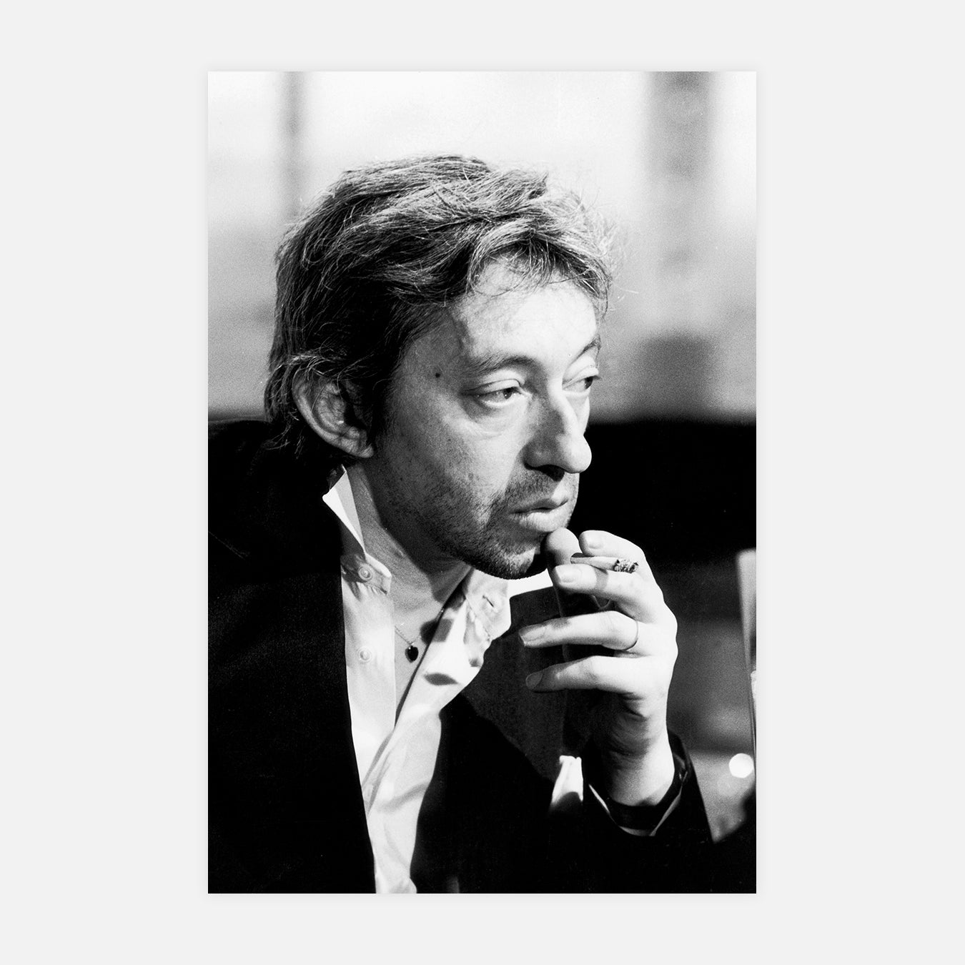 Serge Gainsbourg durant le programme TV